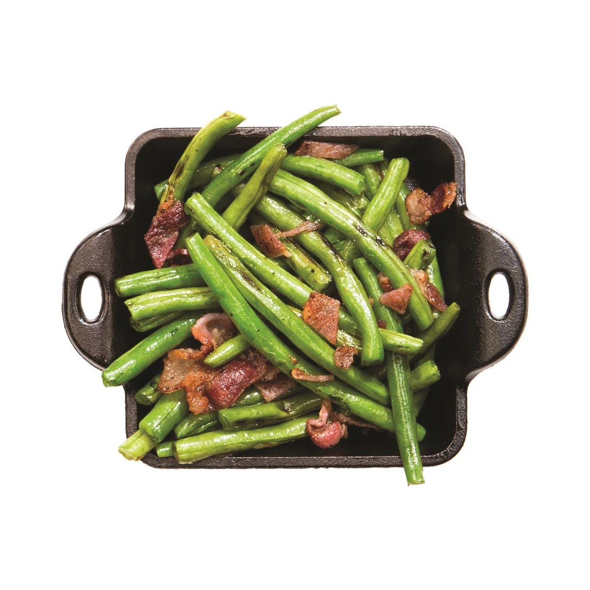 Lodge HMSS Heat-Treated Square Cast Iron Mini Server, Seasoned, 10 oz. - Image 3