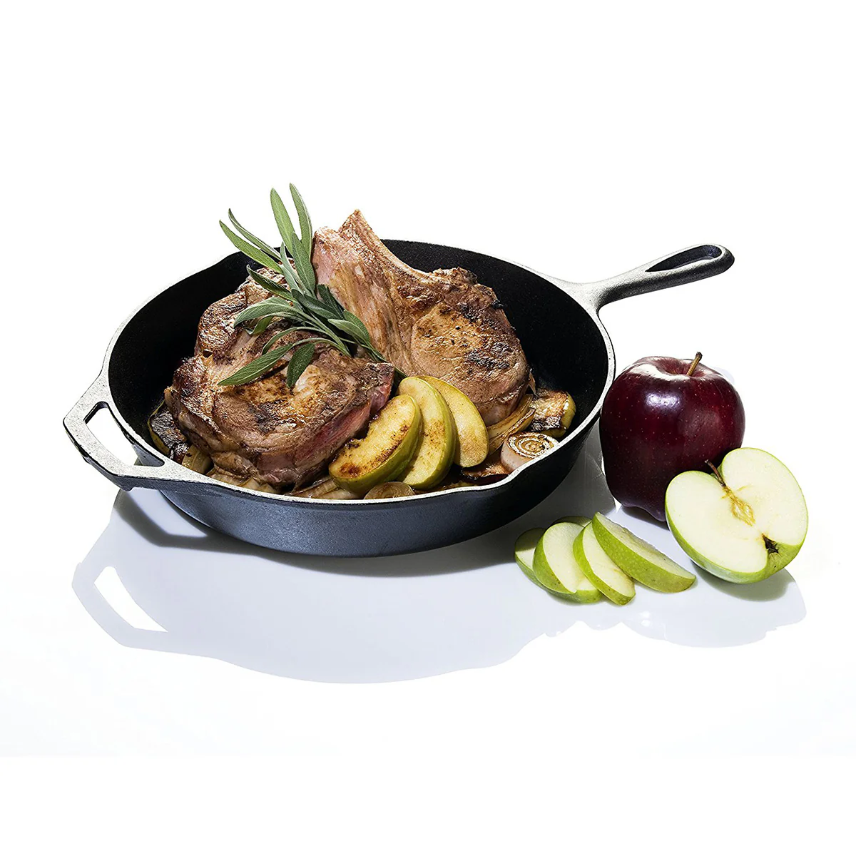Lodge L10SK3 Cast Iron Skillet, Seasoned, 12" - Image 3