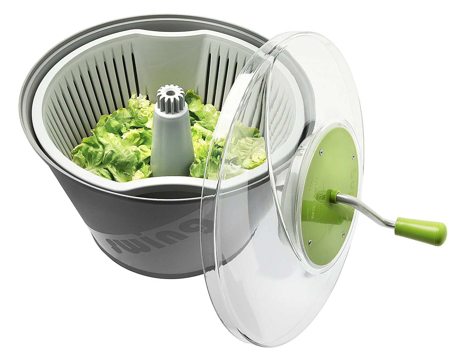 Matfer 215580 Manual 5 Gal. Swing Salad Spinner / Dryer - Image 2