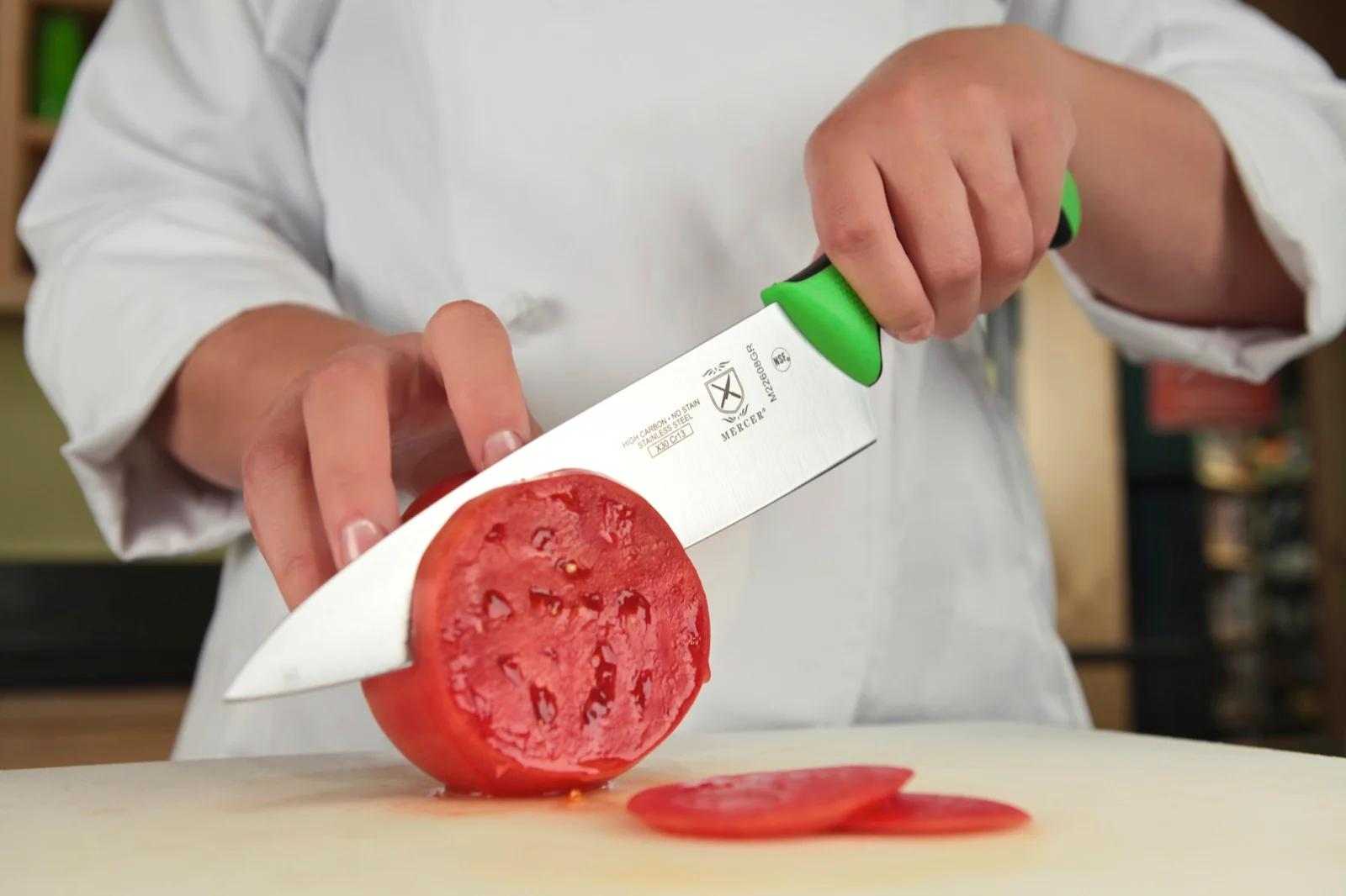 Mercer M22608GR 8" Millennia Chef's Knife, Green - Image 2