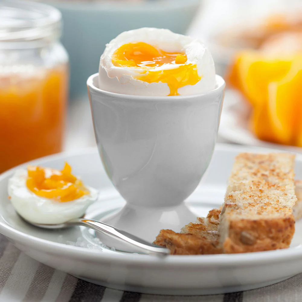 Porcelain Single Egg Cup, White, 2-1/2" x 2" - Image 2