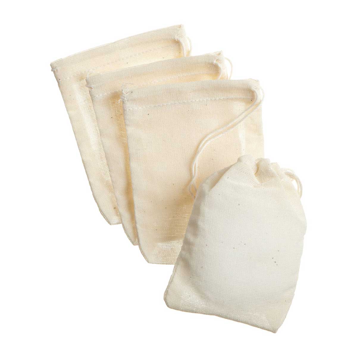 Regency Wraps Naturals 66 RW950N Spice Bags, 100% Cotton, Pack of 4 - Image 2