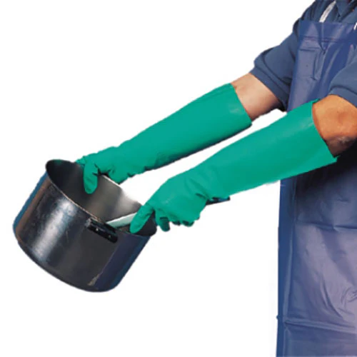 San Jamar 19NU-M Nitrile Dishwashing Glove, Medium, Set of 2 - Image 2