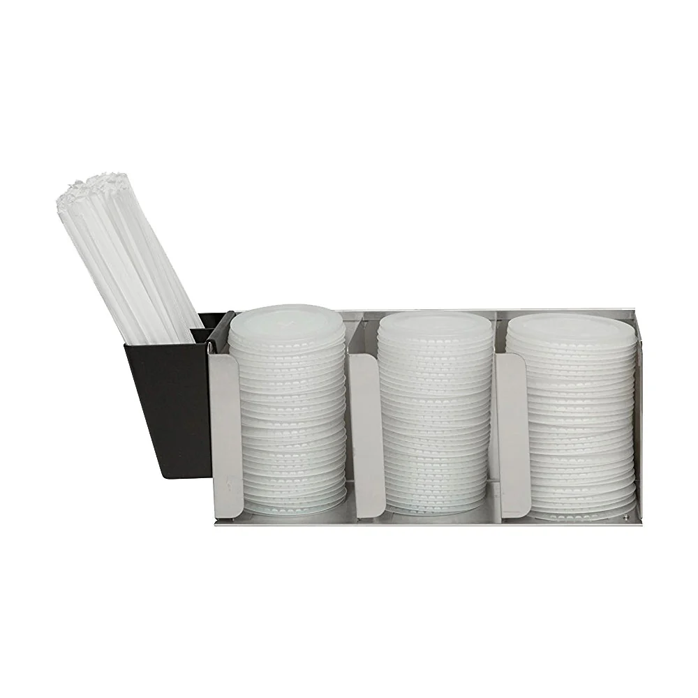 San Jamar L1014 Adjustable 3-Stack Lid Organizer - Image 2
