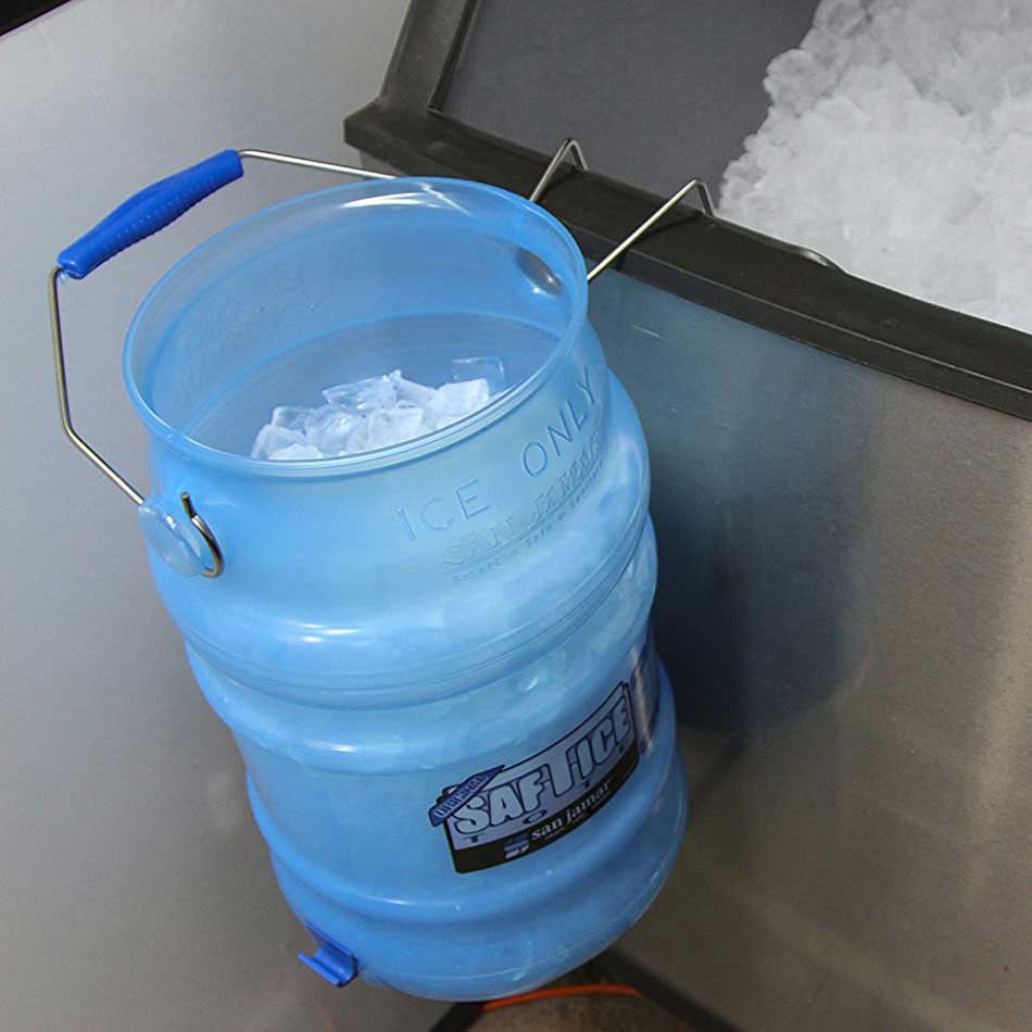San Jamar SI6000 Saf-T-Ice Tote, 6 gal. - Image 3