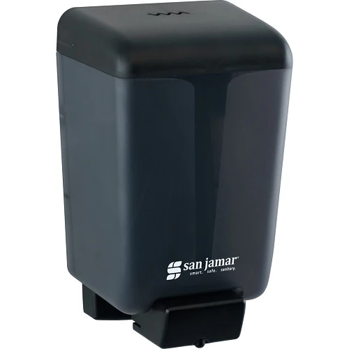 San Jamar SN46TBK Classic Wall Mount Liquid Soap Dispenser, 46 oz. - Image 2