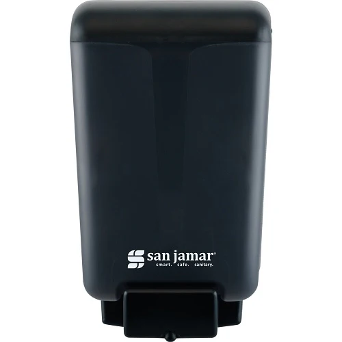 San Jamar SN46TBK Classic Wall Mount Liquid Soap Dispenser, 46 oz. - Image 3