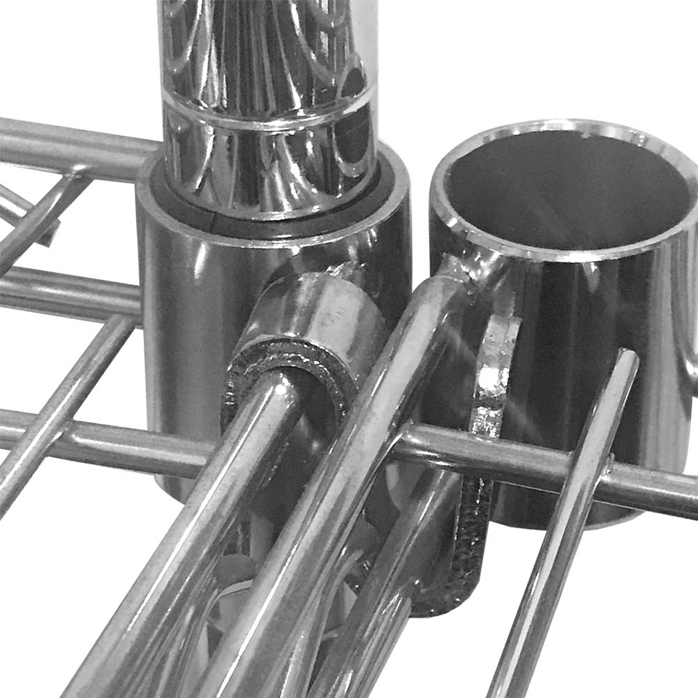 Shelf Connector, Chrome, Pack of 2 - Image 3