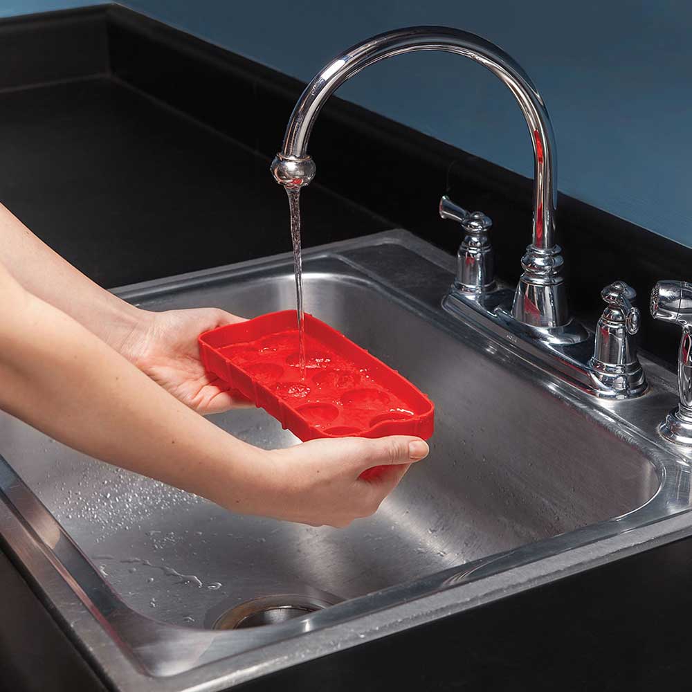 Silicone Cannonball Ice Ball Mold, Tray of 10 - Image 3