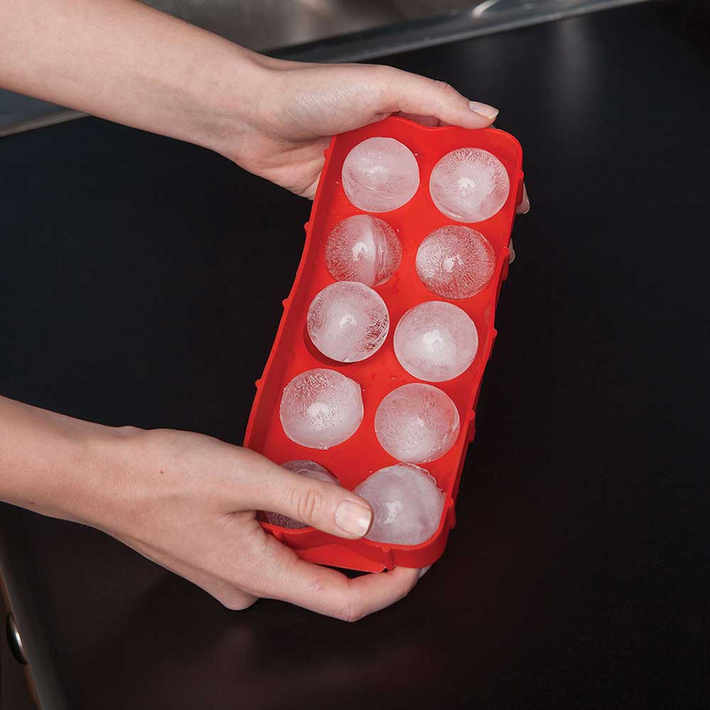 Silicone Cannonball Ice Ball Mold, Tray of 10 - Image 4