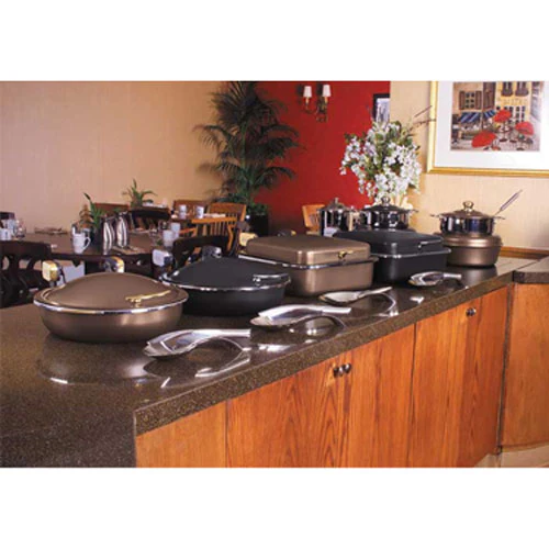 Spring 2382-8/36 Sauteuse Induction Buffet Server, Titanium, 15-1/4" - Image 2