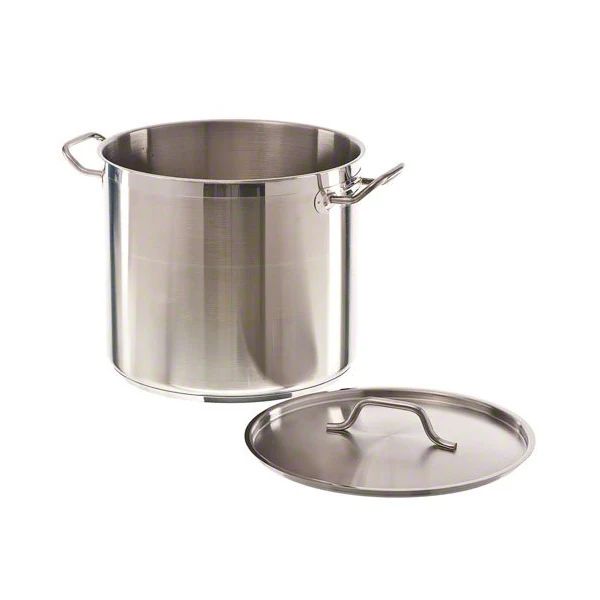Stainless Steel Stock Pot w/ Cover, 20 qt. - Image 2