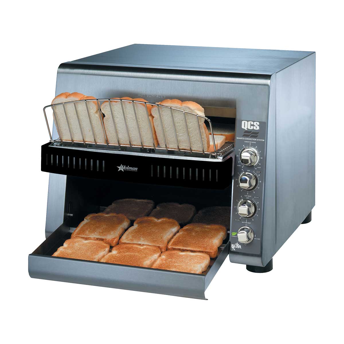 Star QCS3-1300 High Volume Conveyor Toaster, 1,300 slices per hour, 208v - Image 2