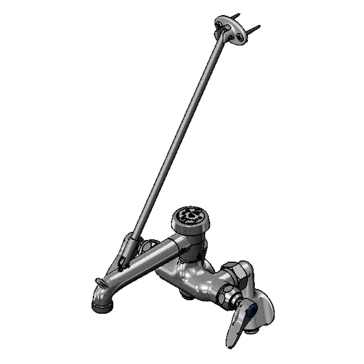 T&S Brass B-0667-POL Wall Mount Service Sink Faucet - Image 2