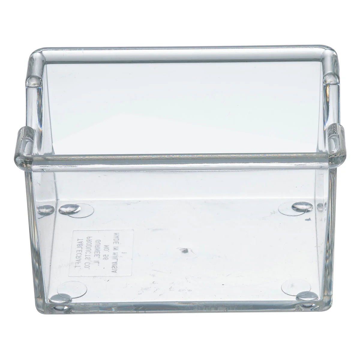 Tablecraft 10308 Sugar Pack Holder, Clear, Pack of 6 - Image 2