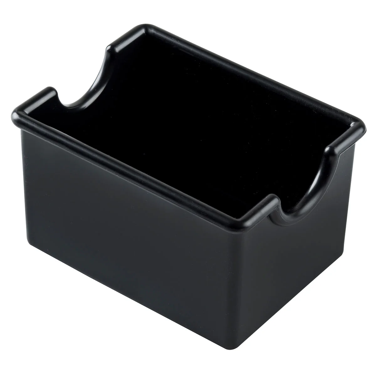 Tablecraft 10309 Sugar Pack Holder, Black, Pack of 6 - Image 2