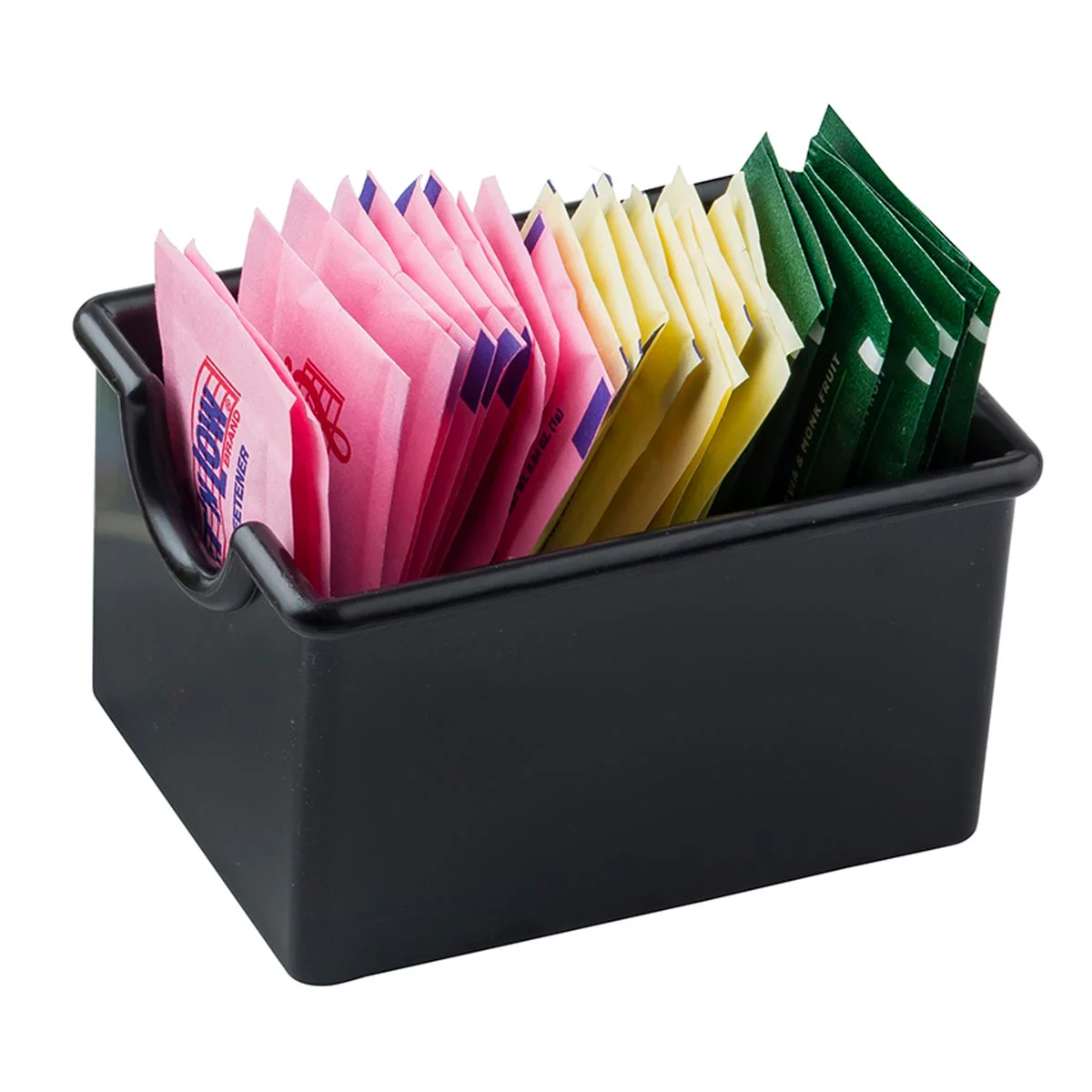 Tablecraft 10309 Sugar Pack Holder, Black, Pack of 6 - Image 4