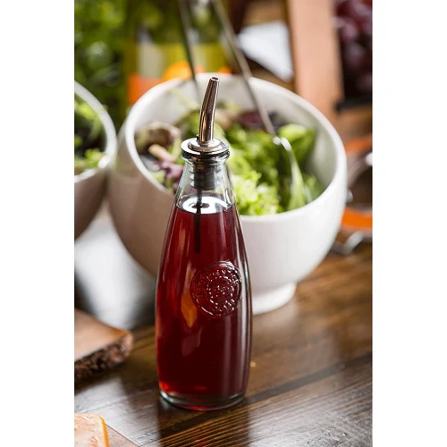 Tablecraft 6619 Authentic Collection Oil & Vinegar Dispenser, 12 oz. - Image 2