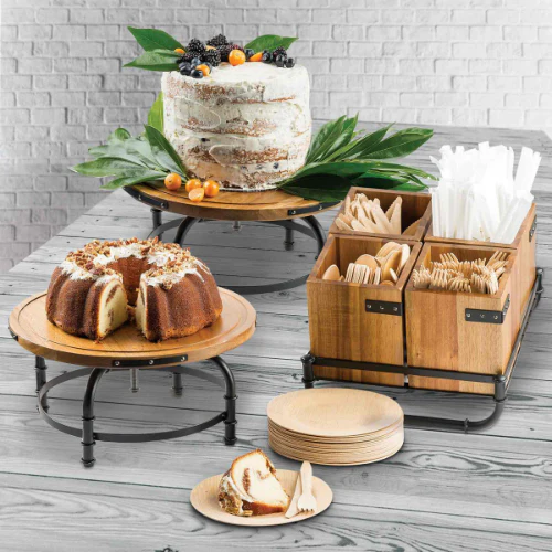 Tablecraft BAMDRP7 Cash & Carry Disposable Plate, 7" dia, 25 per pack - Image 6