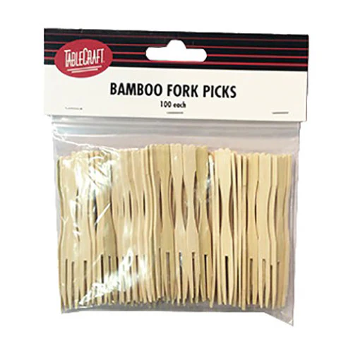 Tablecraft BAMF35 Fork Pick, 3-1/2", Pack of 100 - Image 2