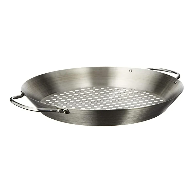 Tablecraft BBQ122 Grilling Pan w/ Handles - Image 2