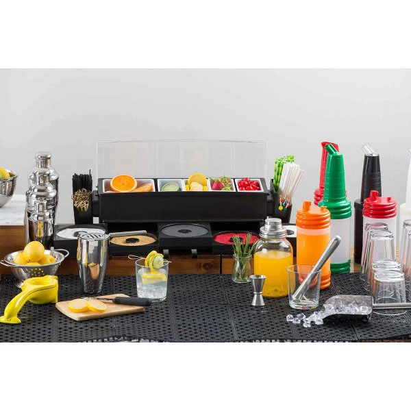 Tablecraft BCD1400 Ultimate Garnish Station Bar Condiment Holder - Image 4