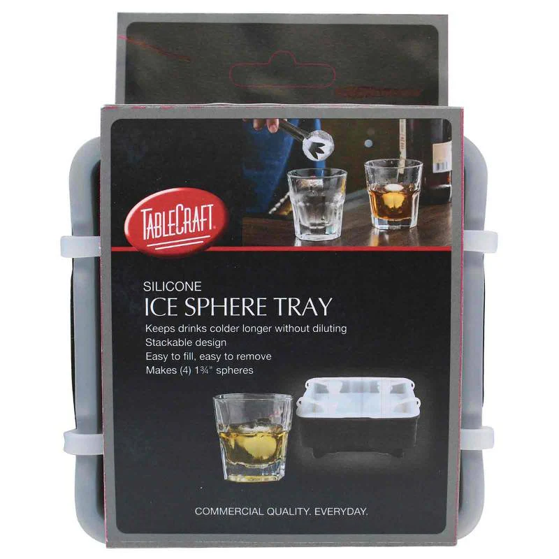 Tablecraft BSRT2 Cash & Carry Sphere Ice Tray, 4-Cube - Image 4
