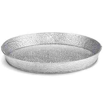Tablecraft GP12 Galvanized Collection 12" Dinner Platter - Image 2