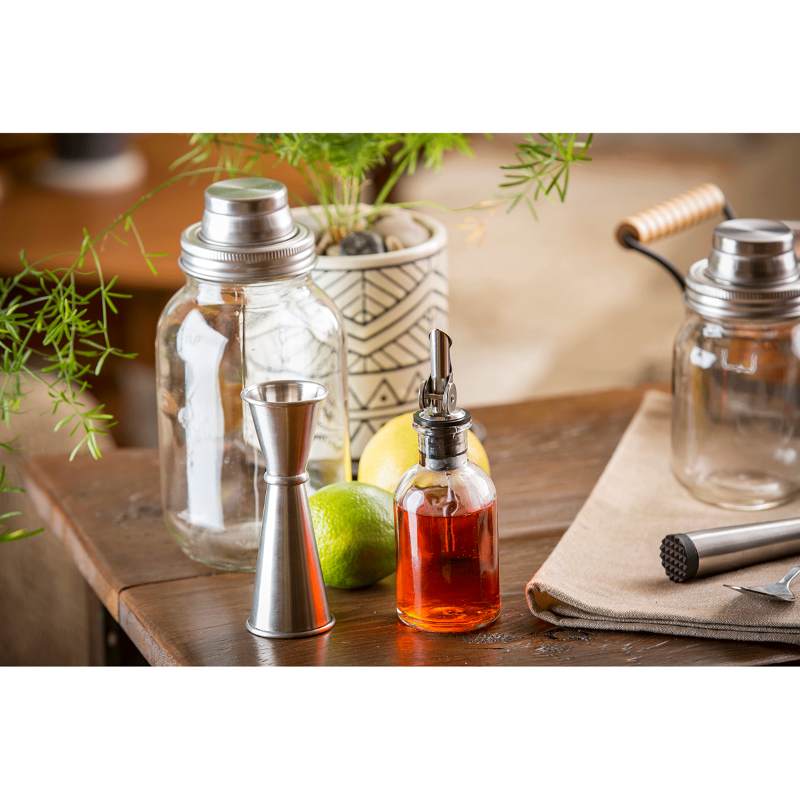 Tablecraft MJS30 Mason Jar Cocktail Shaker, 30 oz. - Image 4