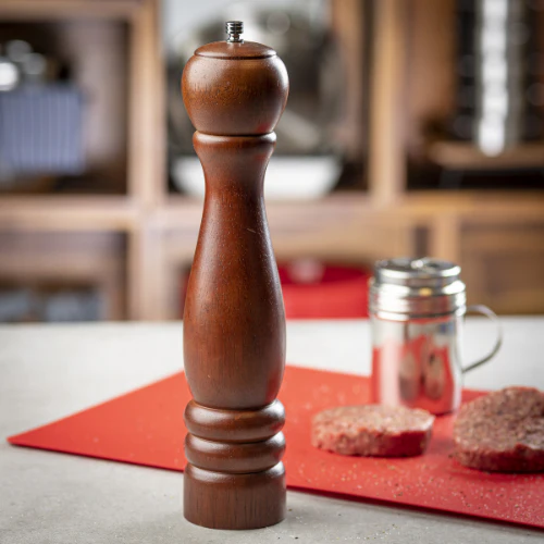 Tablecraft PM1912 Pepper Mill, Mahogany Wood, 12-1/2" - Image 3
