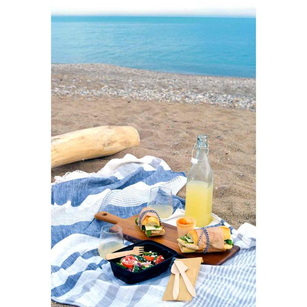 Tablecraft RSB33 Cash & Carry Prima Glass Re-sealable Bottle, 34 oz. - Image 5