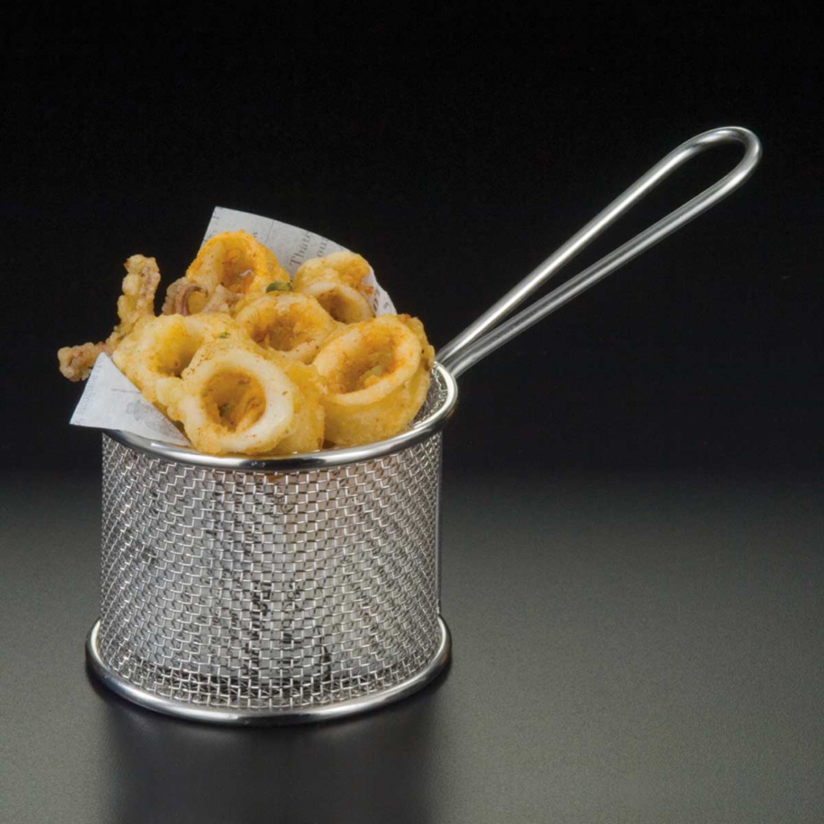 Tabletop Round Serving Fry Basket, 3-3/4" - Image 3