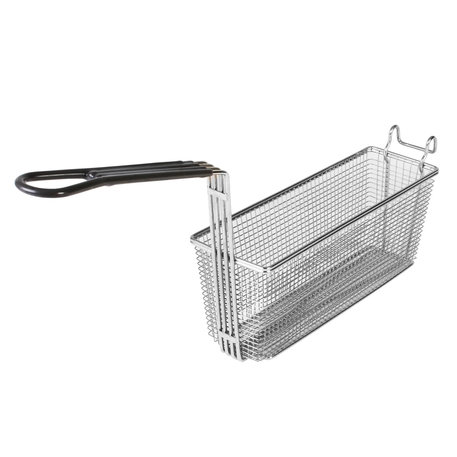 Thunder Group SLFB007 13-3/8" x 4-3/8" x 5-3/4" Fryer Basket w/ Front Hook - Image 2
