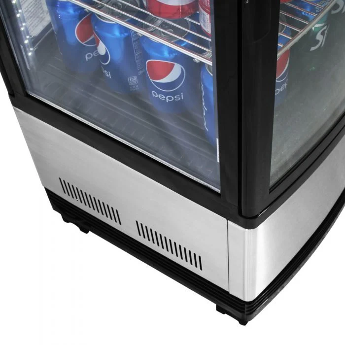 Turbo Air CRT-77-2R-N Diamond Glass Refrigerated Countertop Merchandiser, 17" - Image 4
