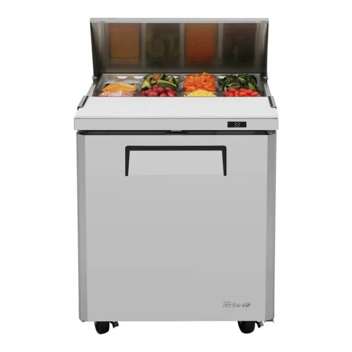 Turbo Air MST-28-N M3 Series Solid 1 Door Sandwich / Salad Refrigerated Prep Table, 27" - Image 2