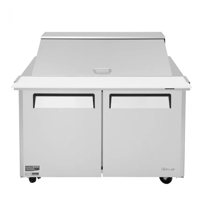 Turbo Air MST-48-18-N M3 Series Solid 2 Door Mega-Top Refrigerated Food Prep Table, 48" - Image 5