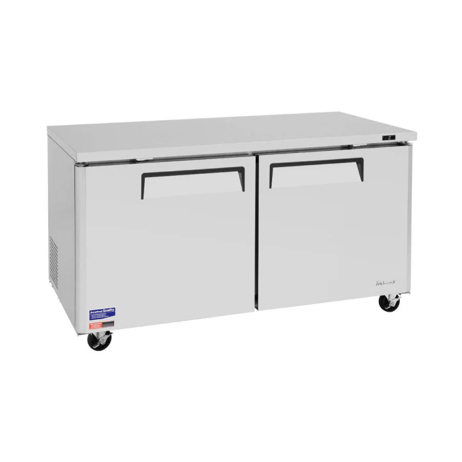 Turbo Air MUF-60-N M3 Series Solid 2 Door Undercounter Freezer, 60" - Image 3