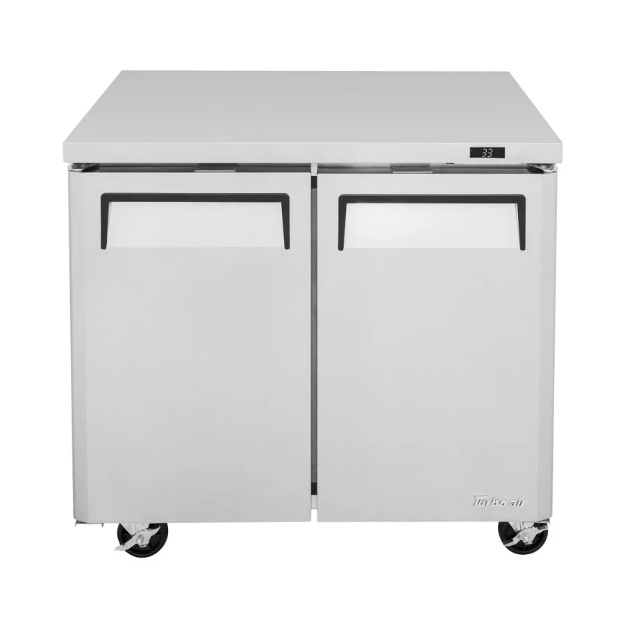 Turbo Air MUR-36-N6 M3 Series Solid 2 Door Undercounter Refrigerator, 36" - Image 2