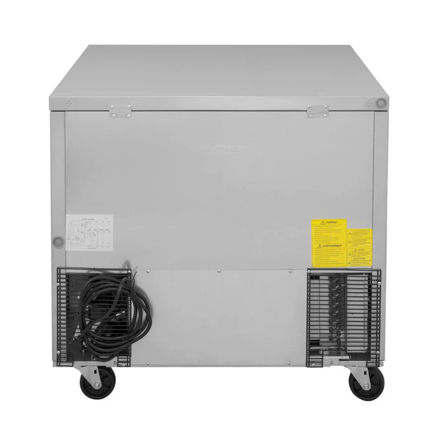 Turbo Air MUR-36-N6 M3 Series Solid 2 Door Undercounter Refrigerator, 36" - Image 4