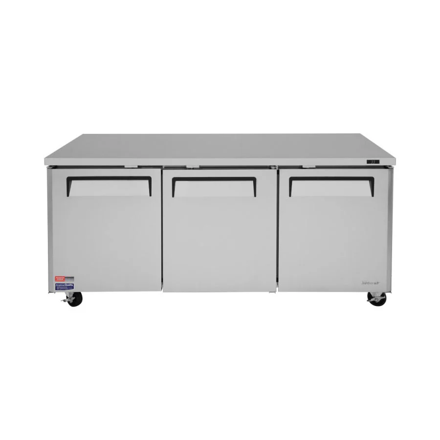 Turbo Air MUR-72-N M3 Series Solid 3 Door Undercounter Refrigerator, 72" - Image 2