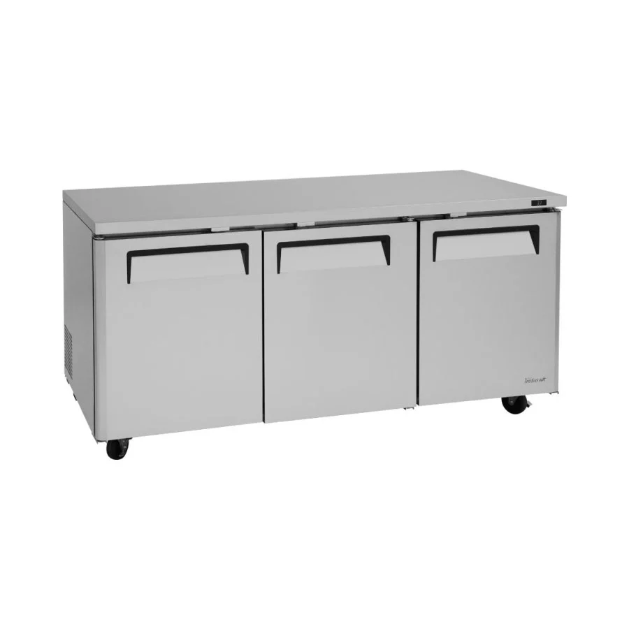 Turbo Air MUR-72-N M3 Series Solid 3 Door Undercounter Refrigerator, 72" - Image 3