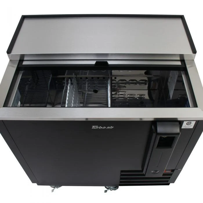 Turbo Air TBC-36SB-N6 Super Deluxe Bottle Cooler, Black, 36" - Image 4