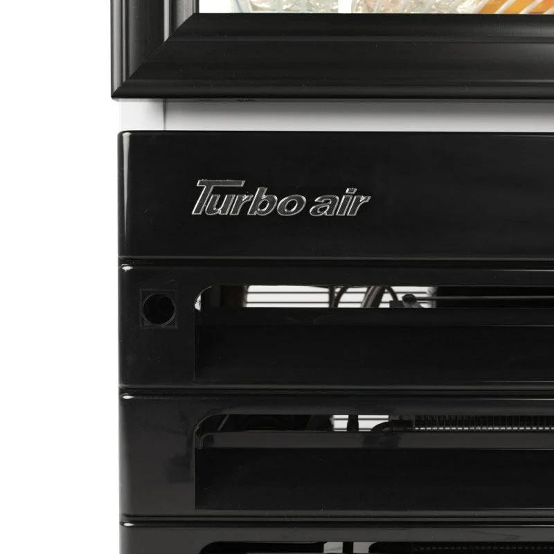 Turbo Air TGM-11RV-N6 Glass Swing Door Merchandiser, One Section, 10 cu. ft. - Image 3