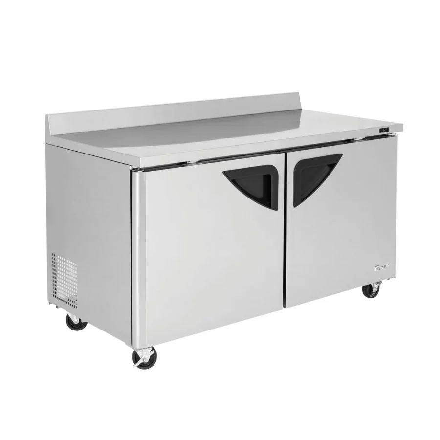 Turbo Air TWR-60SD-N Super Deluxe Series Solid 2 Door Worktop Refrigerator, 16 cu. ft. - Image 3