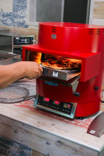 TurboChef FRE-9500-1 Fire Red Countertop Pizza Oven, 1 Deck, 208/240V, 3700 - 4800 Watts - Image 2