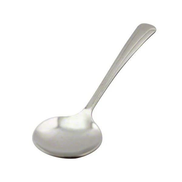 Update International DOM-12B Dominion Series Bouillon Spoon #12B, 6-1/8", Pack of 12 - Image 2