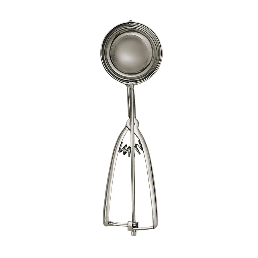 Disher Size 10, Stainless Steel with Ambidextrous Squeeze Handle, 3-3/4 oz. - Image 2