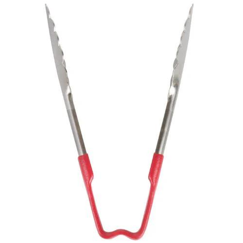 Vollrath 4780640 6" Utility Tong, Red - Image 2