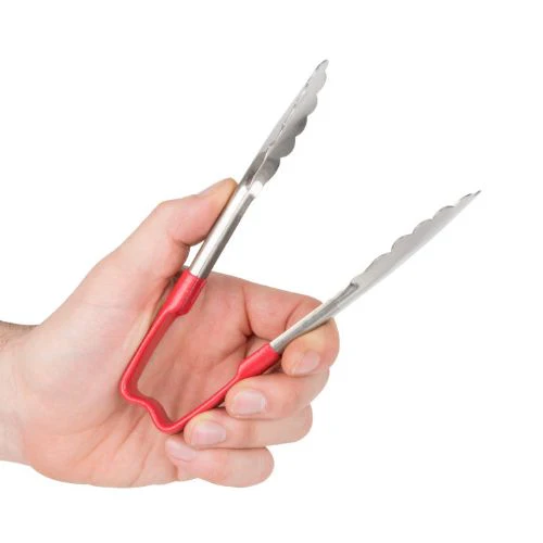 Vollrath 4780640 6" Utility Tong, Red - Image 4