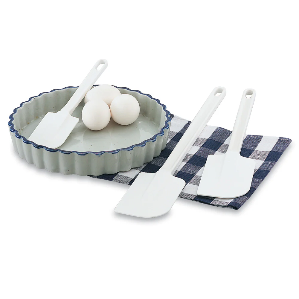 Vollrath 52013 Scraper Rubber Spatula, White, 13.5" - Image 2